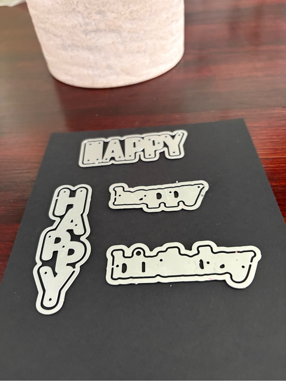Happy Word Metal Cutting Dies Set